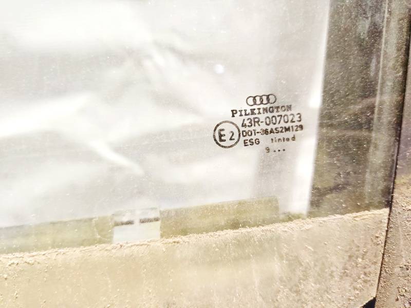 AS2 Audi A4 2000 Seitenscheibe Fenster Seiten Scheibe Vorne Linke - Thumbnail 2