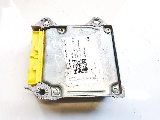 1K0909605M Skoda Octavia 2005 SRS AIRBAG KOMPIUTERIS - ORO PAGALVIU VALDYMO BLOKAS - Thumbnail 3