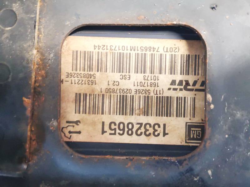 13328651 Opel Insignia 2010 ABS Unit (ABS Brake Pump) - Thumbnail 3