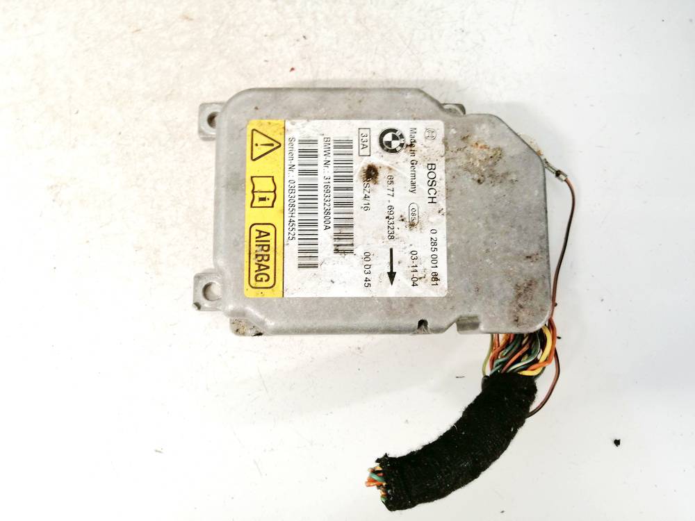65776933238 BMW X5 2004 Steuergerät ECU Modul Airbag steuergerät