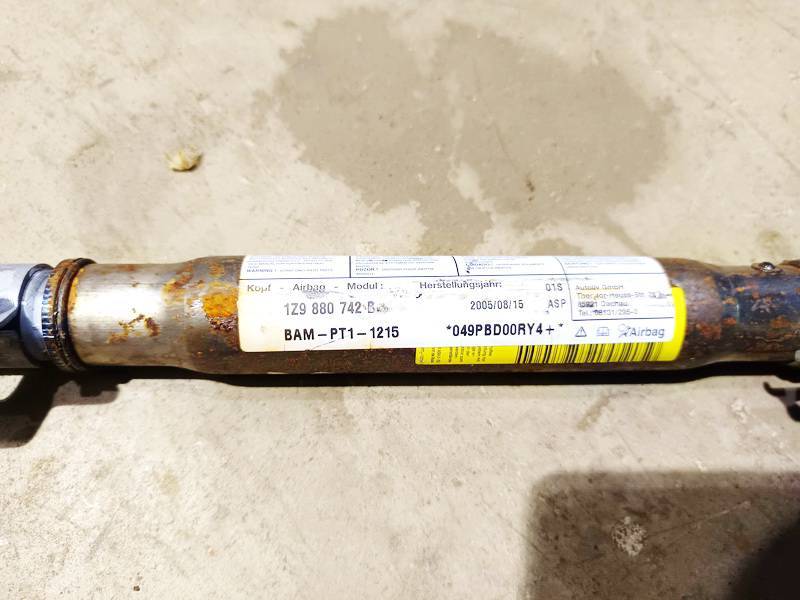 1Z9880742B Skoda Octavia 2005 Poduszka powietrzna SRS dachu - Thumbnail 3