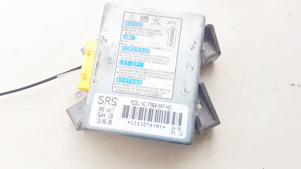 77960SN7H91 Honda Accord 1996 Airbag crash sensors module