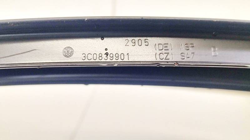 3C0839901 Volkswagen Passat 2006 Glass Trim Molding-weatherstripping - REAR LEFT - Thumbnail 3