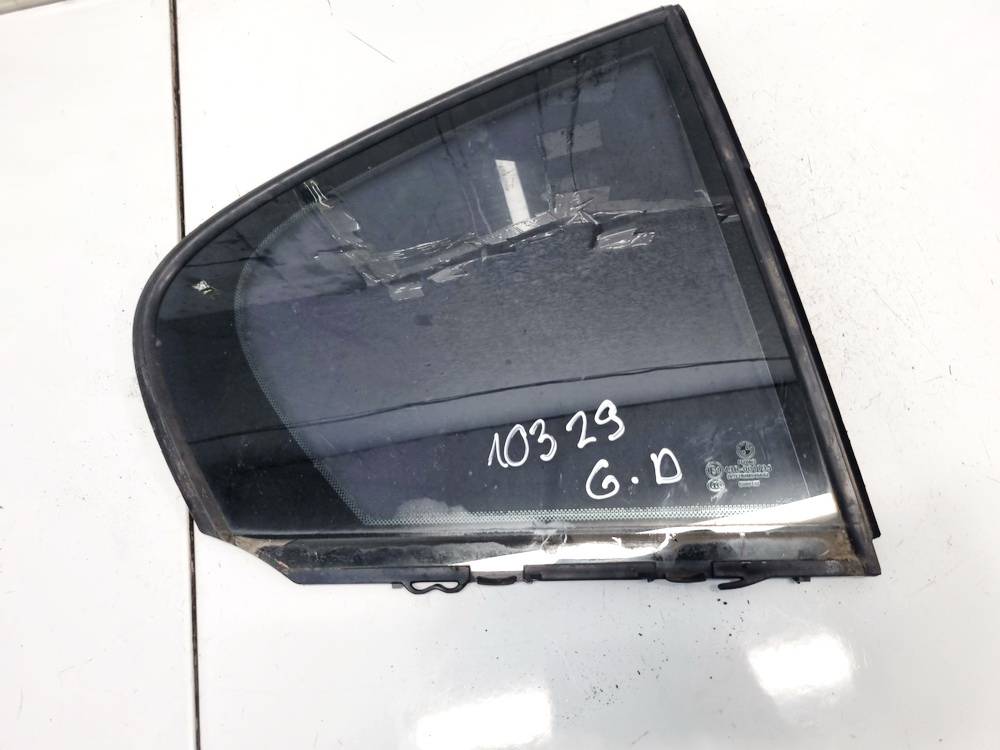 43R001735 BMW 3-Series 2016 Quarter glass - REAR RIGHT