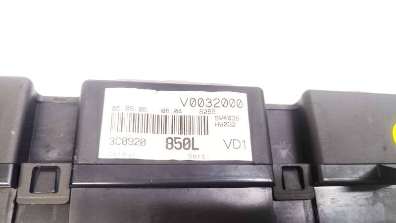3C0920850L Volkswagen Passat 2006 Tacho Tachometer Kombiinstrument - Thumbnail 3