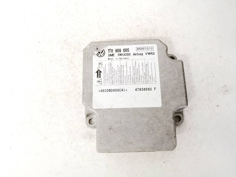1T0909605C Volkswagen Touran 2003 Airbag crash sensors module