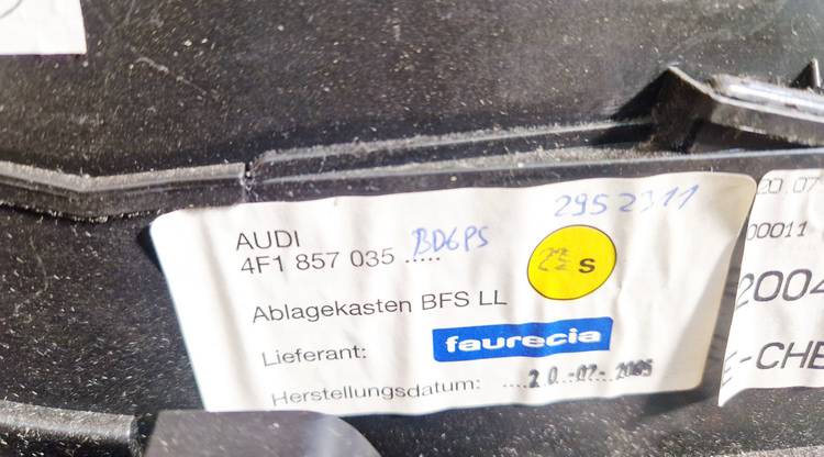 4F1857035 Audi A6 2005 Glove Box Assembly - Thumbnail 3