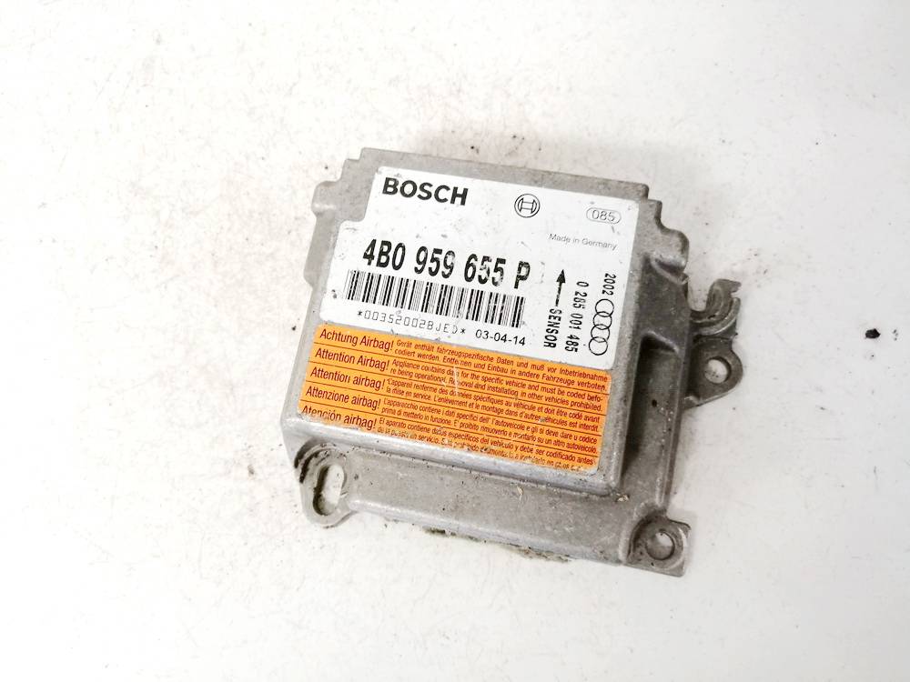 4B0959655P Audi A6 1999 Airbag crash sensors module