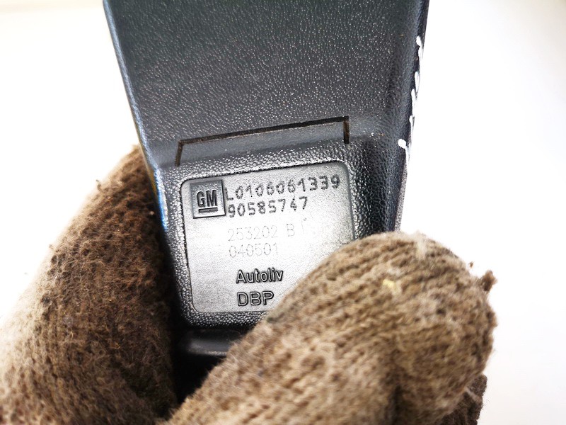 90585747 Opel Vectra 2001 Seat belt holder (Seat belt Buckle) - FRONT LEFT - Thumbnail 3