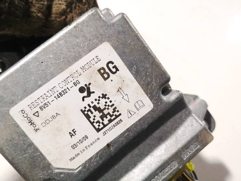 8V5114B321BG Ford Fiesta 2009 Steuergerät ECU Modul Airbag steuergerät - Thumbnail 3