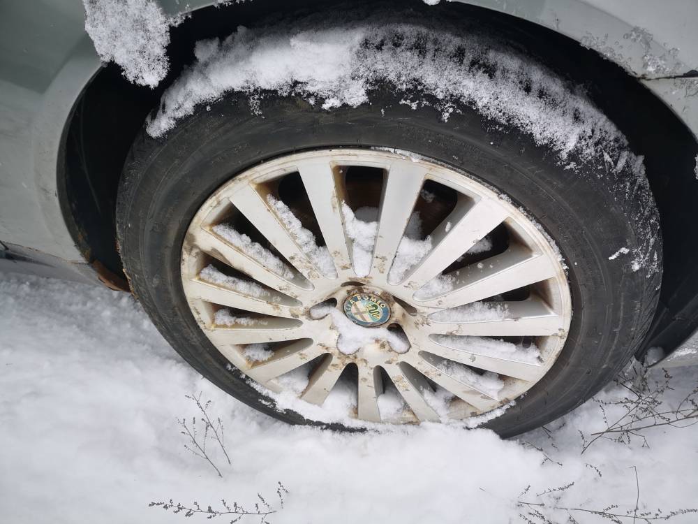 5X110 Alfa-Romeo 159 2007 Komplet Kół Zimowych R17 - Thumbnail 3