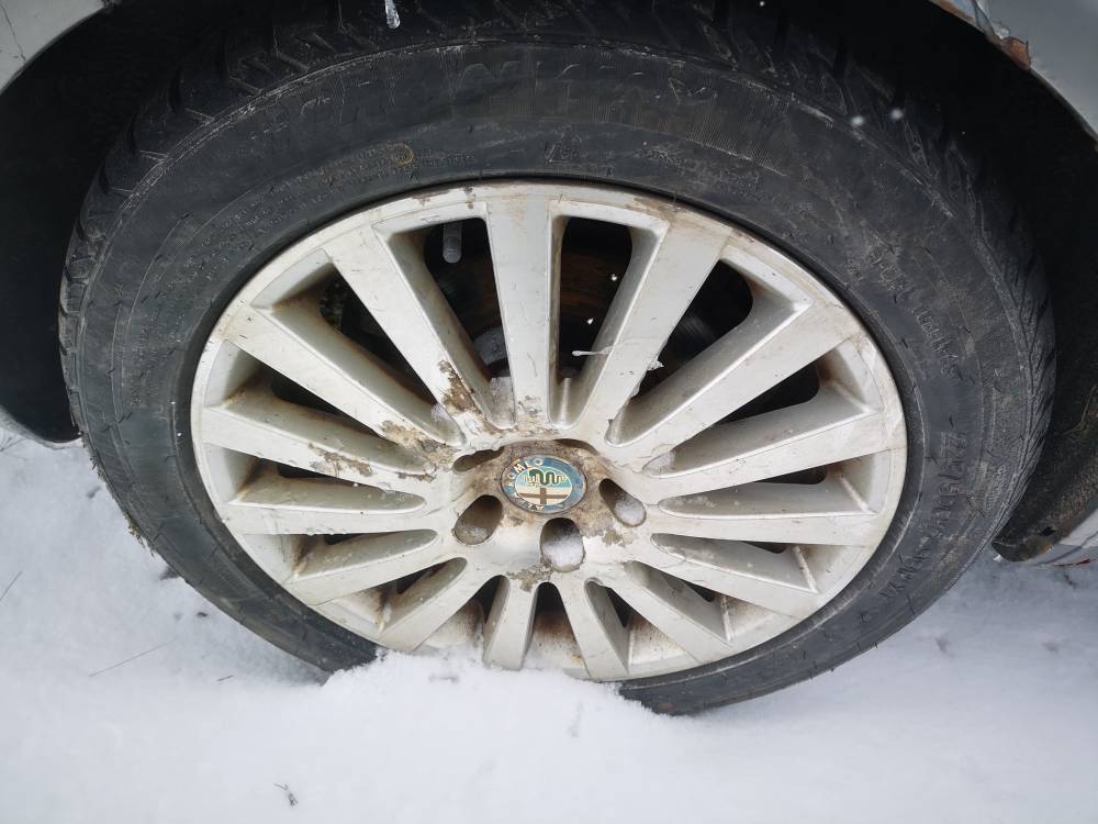 5X110 Alfa-Romeo 159 2007 Komplet Kół Zimowych R17 - Thumbnail 4