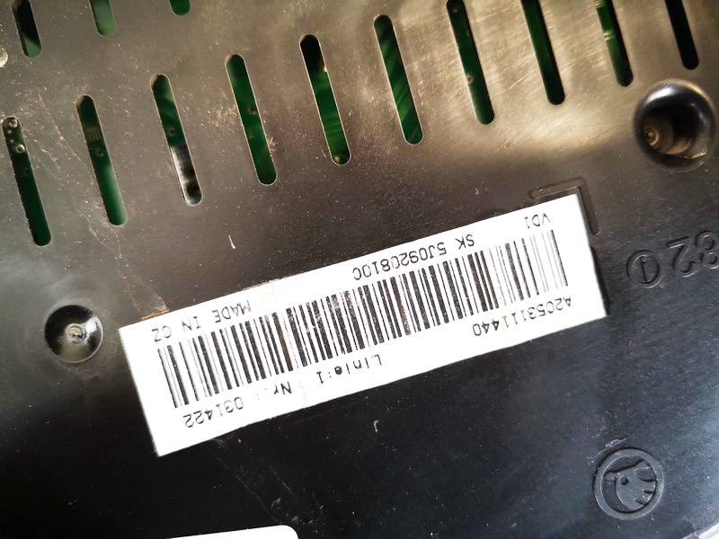 5J0920801C Skoda Roomster 2008 Prędkościomierz – panel instrumentów - Thumbnail 3