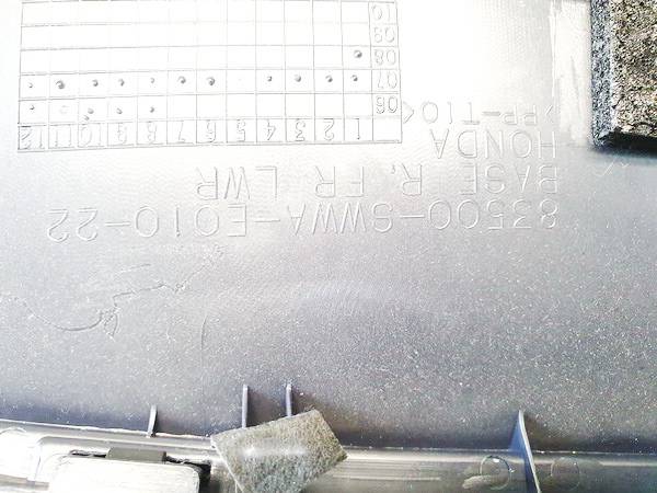 83500SWWAE010 Honda CR-V 2008 Durvju apšuvums - PRIEKŠA PA LABI - Thumbnail 3