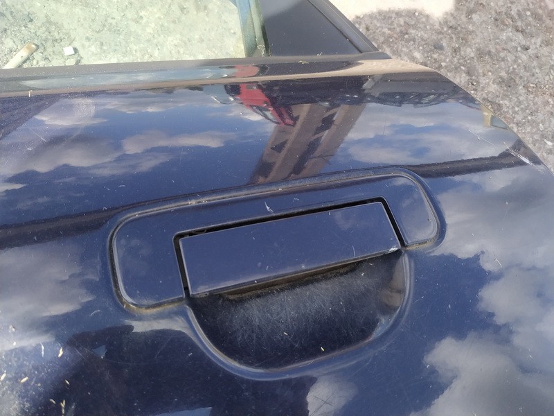 Audi A4 1996 Zewnętrzna klamka drzwi - TYLNE LEWE