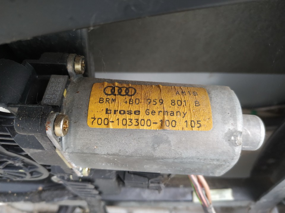 4B0959801B Audi Allroad 2001 MOTOR ELEVALUNAS, Asa reguladora de la puerta - TRASERA IZQUIERD - Thumbnail 3