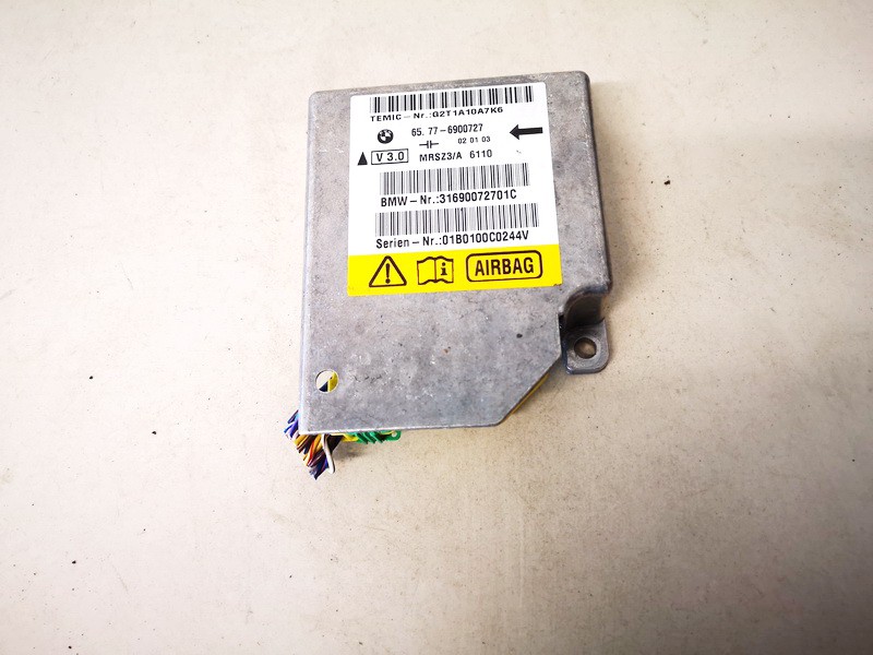 65776900727 65.776900727 Airbag crash sensors module BMW X5 2001 4.4L