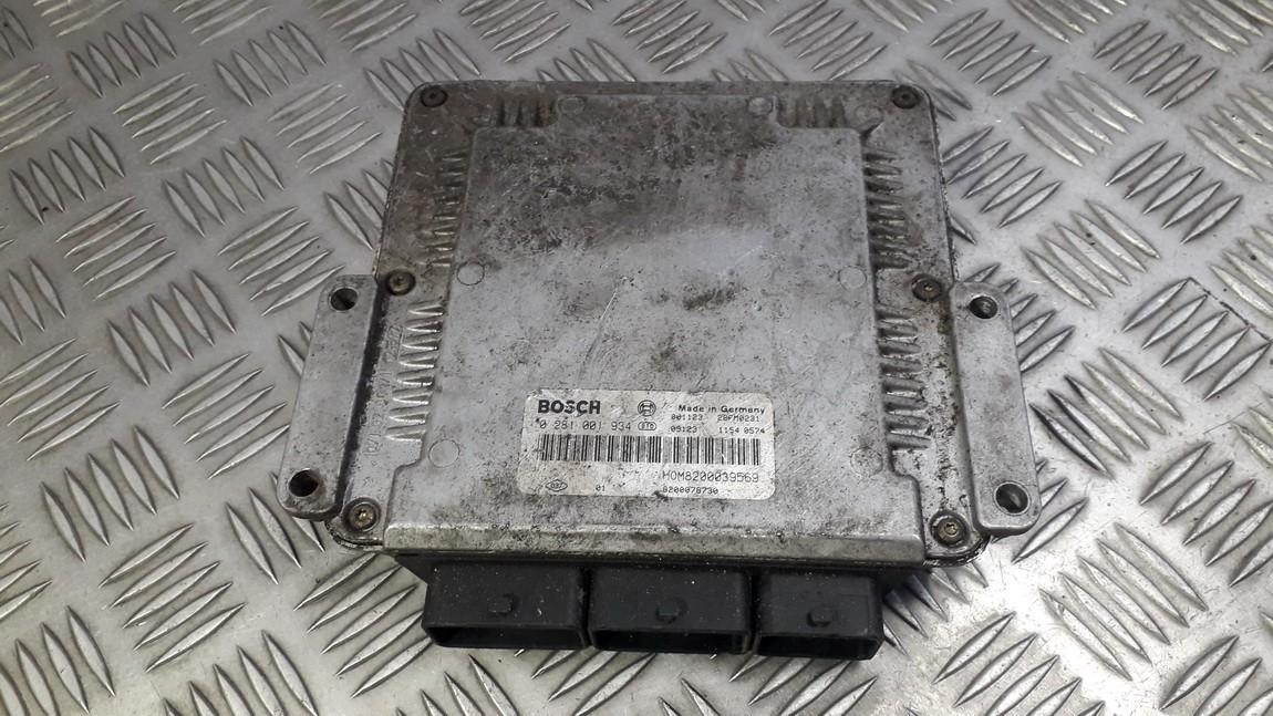 0281001934 Renault Scenic 2000 Variklio kompiuteris