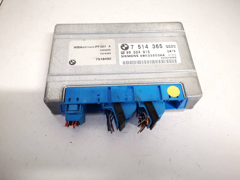 7514365 BMW 3-Series 2002 Greiciu dezes kompiuteris