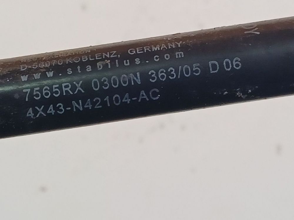 7565RX0300N Jaguar X-Type 2006 Trunk Luggage Shock Lift Cylinder, Gas Pressure Spring - REAR - Thumbnail 4