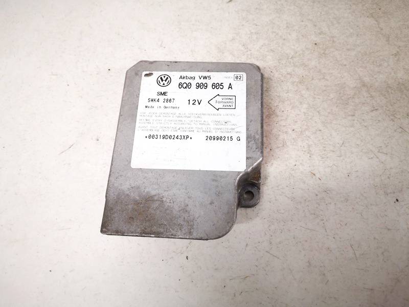 6Q0909605A Seat Leon 2000 Airbag crash sensors module