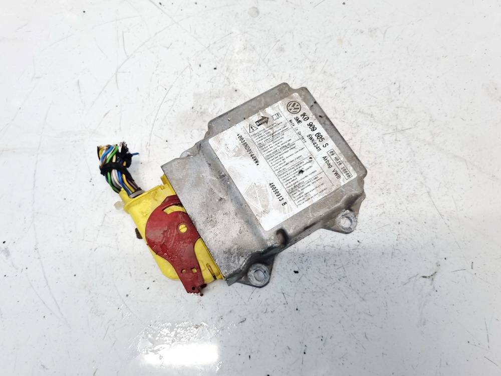 1K0909605S Skoda Octavia 2005 SRS AIRBAG KOMPIUTERIS - ORO PAGALVIU VALDYMO BLOKAS