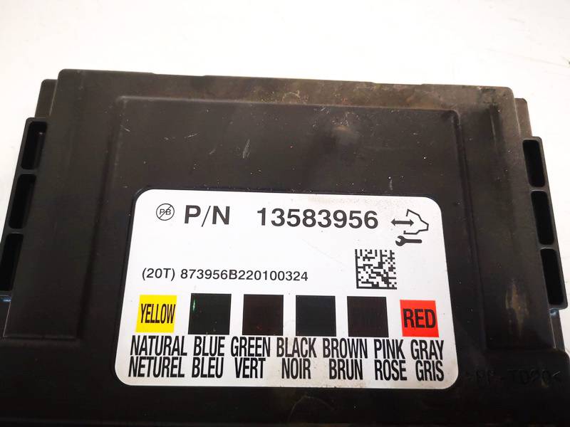 13583956 Opel Astra 2012 Komforto blokas - Thumbnail 2