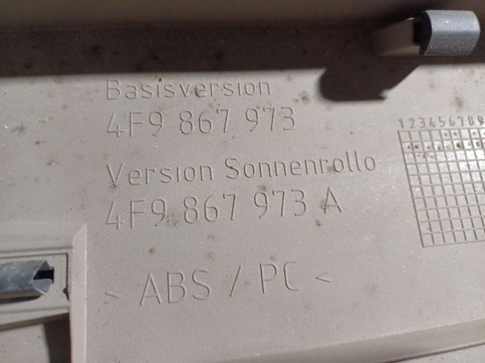 4F9867973 Audi A6 2006 Interior trim - Thumbnail 3