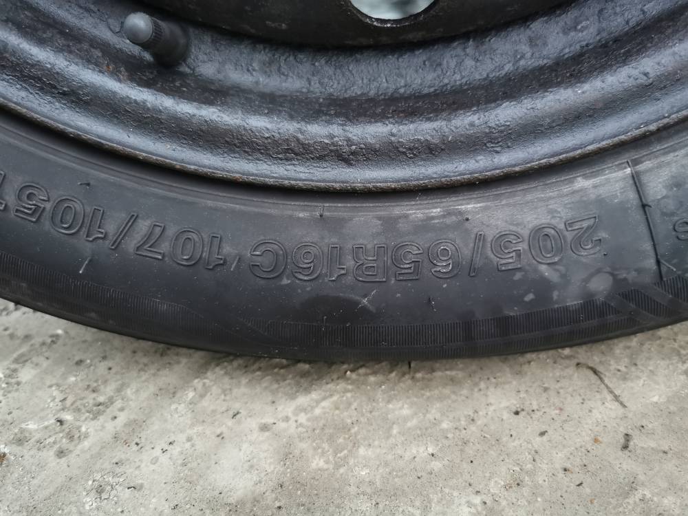 5X108 Citroen Jumpy 2007 Komplet stalowych felg R16 - Thumbnail 6