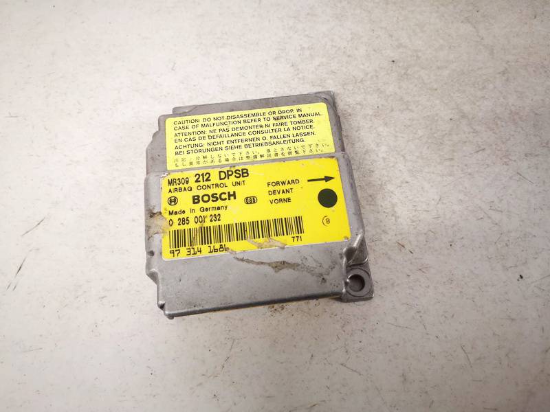 MR309212 Mitsubishi Carisma 1998 Airbag crash sensors module