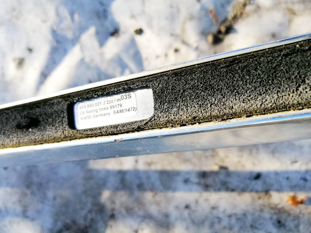 4F9860021J Audi A6 2007 Roof rail - left side - Thumbnail 3