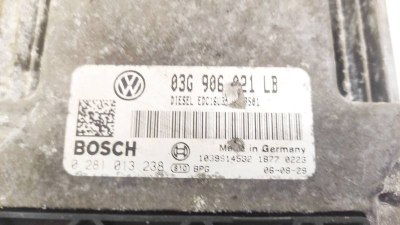 03G906021LB Skoda Octavia 2006 Komputer silnika - Thumbnail 3