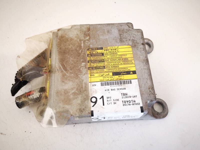 891700F032 Toyota Corolla Verso 2006 Komputer SRS airbag – moduł sterujący poduszek powietrznych