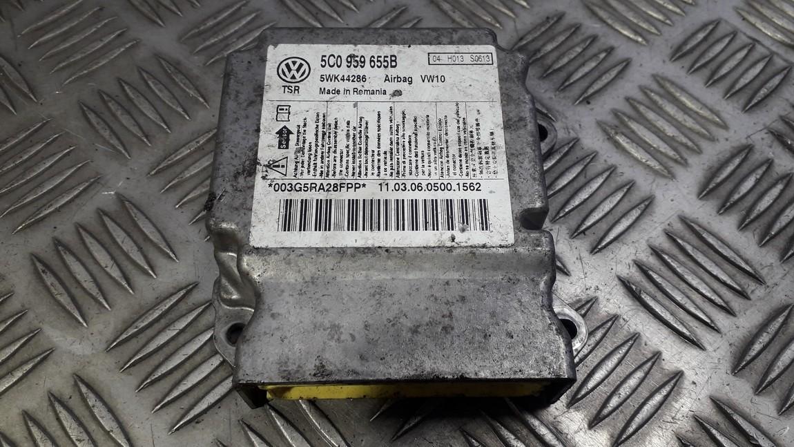 5C0959655B Volkswagen Golf 2011 Airbag crash sensors module