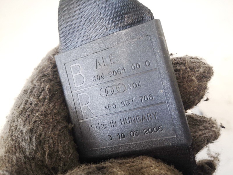 4F0857706 Audi A6 2006 Seat belt - FRONT RIGHT - Thumbnail 3