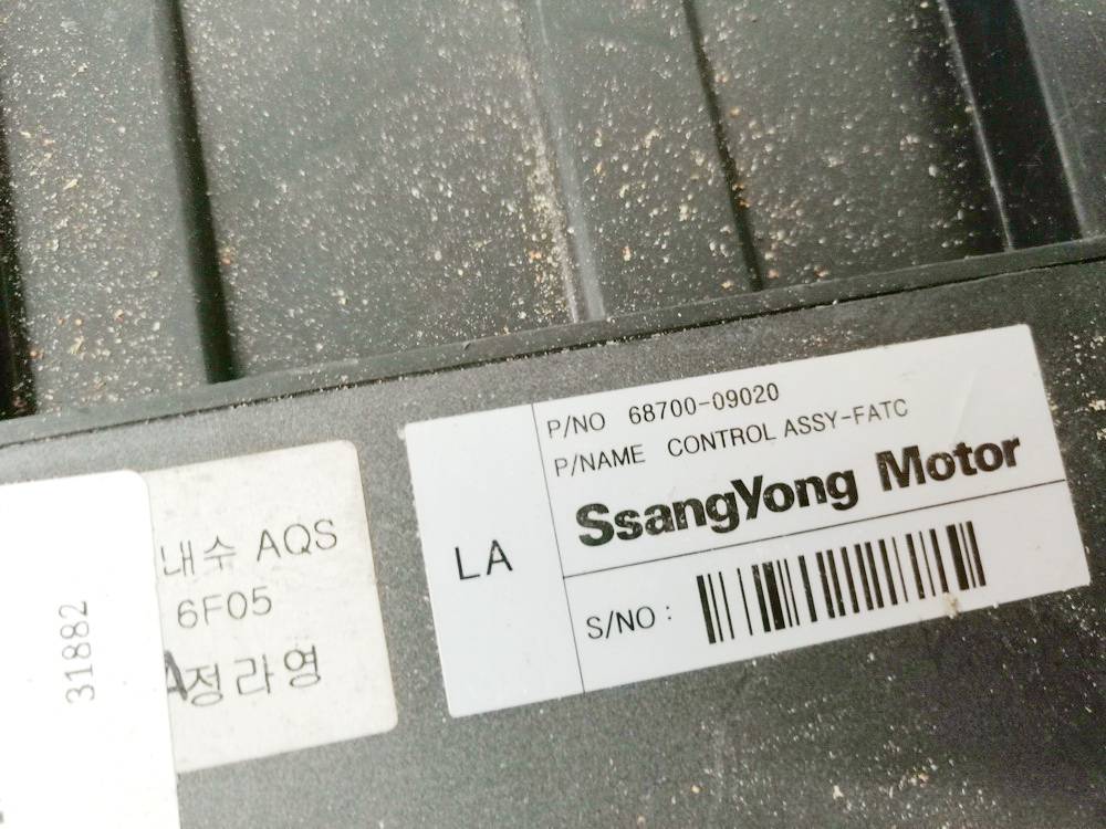 6870009020 SsangYong Kyron 2008 Ilmastoinnin ohjaus - Thumbnail 3