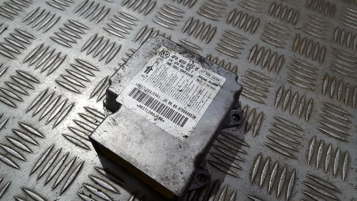 4F0959655B Audi A6 2006 Airbag crash sensors module