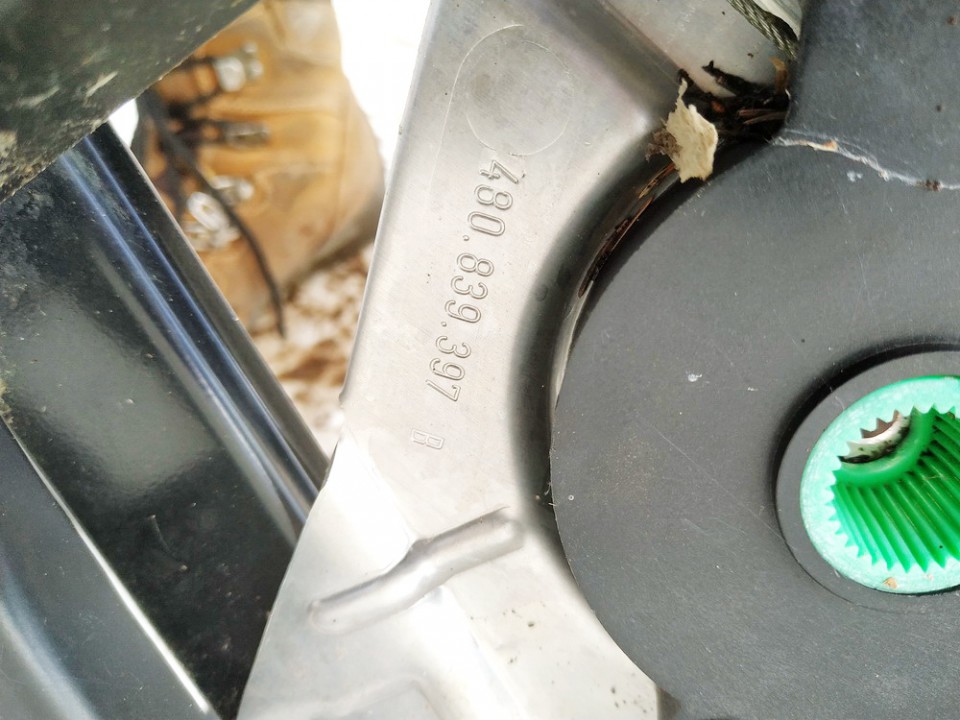 4B0839397B Audi A6 1998 Door winder mechanism (Window Regulator) - REAR LEFT - Thumbnail 3