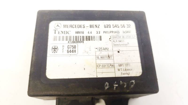 0205455632 Mercedes-Benz Vito 2000 Immobiliser ECU - Thumbnail 2