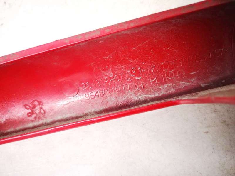 9648068177 Peugeot 206 2003 Door handle tailgate boot trim strip