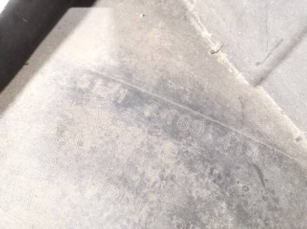 51717169414 BMW X5 2006 Plastic Inner Fender - REAR RIGHT - Thumbnail 2