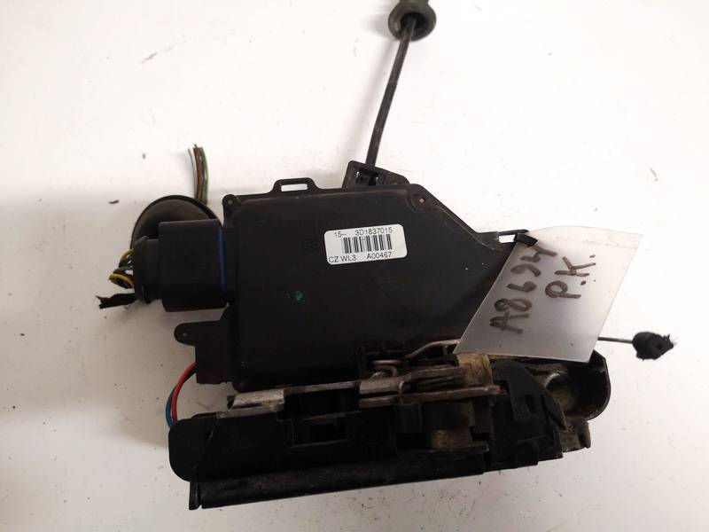 3D1837015 Skoda Octavia 2005 Door Lock Mechanism - FRONT LEFT - Thumbnail 2