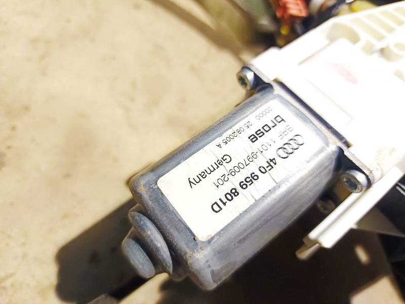 4F0959801D Audi A6 2005 Window Motor - FRONT LEFT - Thumbnail 3
