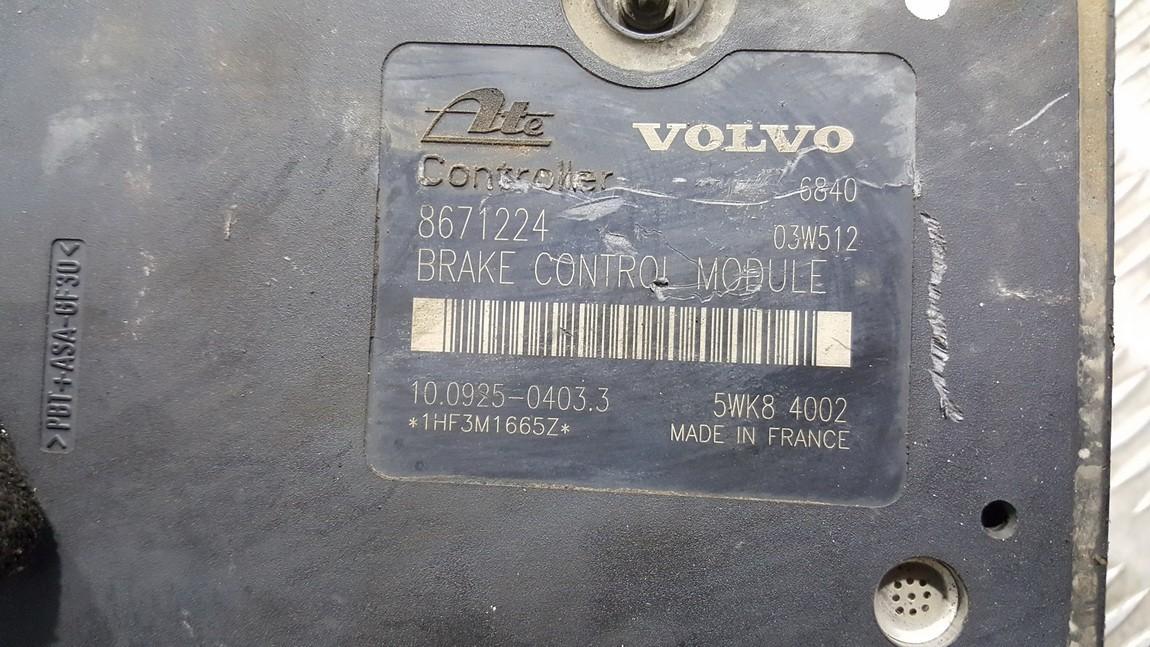 8671224 Volvo V70 2002 ABS Unit (ABS Brake Pump) - Thumbnail 3