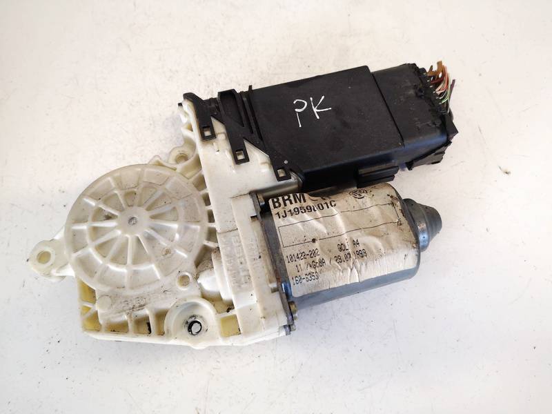 1J1959801C Volkswagen Golf 1998 Durvju loga pacēlāja motors - PRIEKŠA PA KREISI