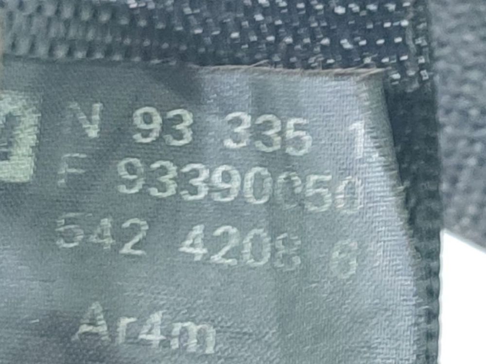 93390050 Opel Meriva 2006 Ремень безопасности - задний правый - Thumbnail 4