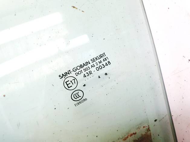 DOT503AS2M481 Skoda Superb 2009 Door-Drop Glass - FRONT LEFT - Thumbnail 2