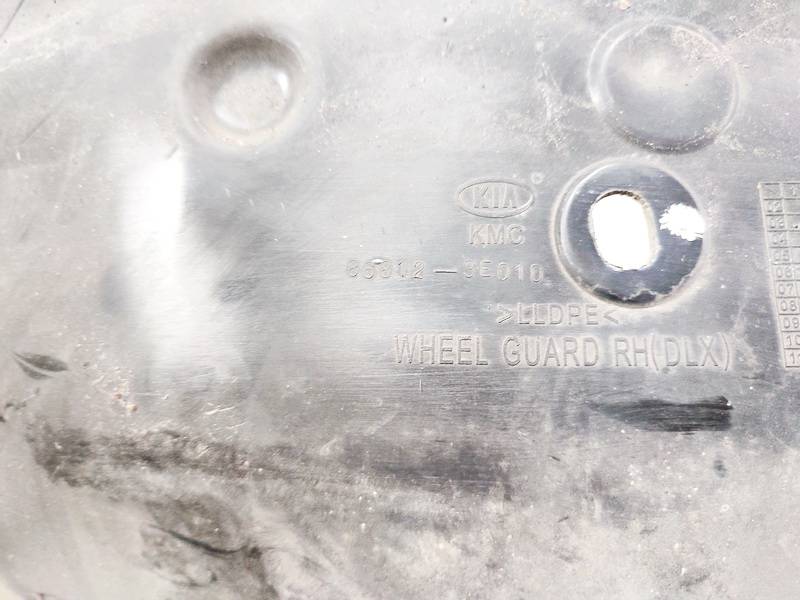 868123E010 Kia Sorento 2004 Plastic Inner Fender - FRONT RIGHT - Thumbnail 4