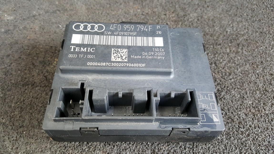 4F0959794F Audi A8 2005 Door control relay (DOOR CONTROL UNIT MODULE ECU )