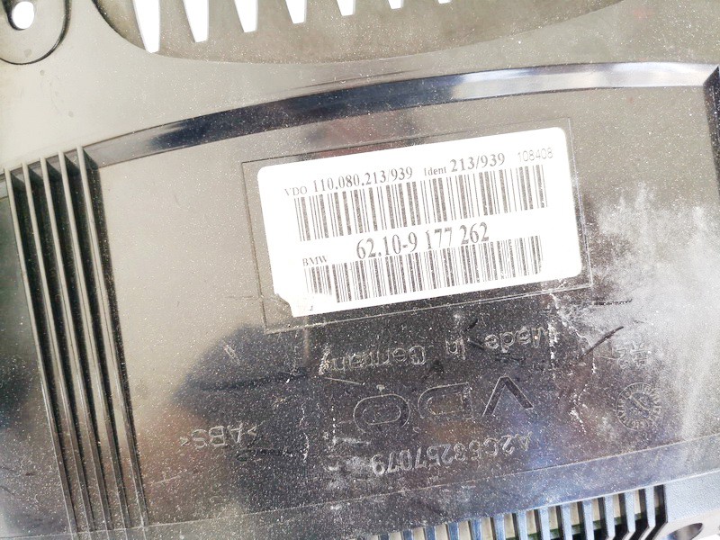 62109177262 BMW 5-Series 2005 Speedometers - Cockpit - Speedo Clocks Instrument - Thumbnail 3